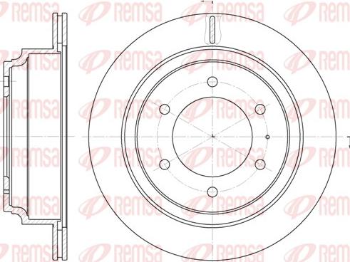 Remsa 6515.10 - Kočioni disk www.molydon.hr