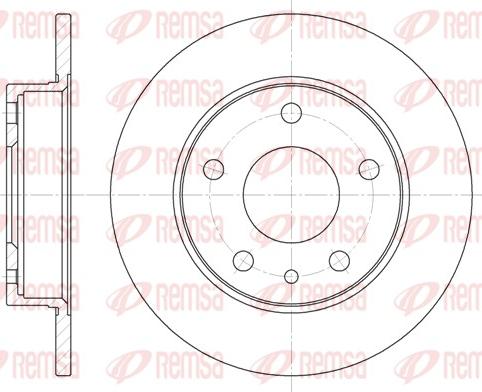 Remsa 6516.00 - Kočioni disk www.molydon.hr