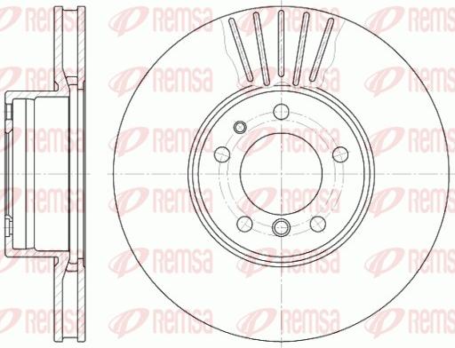 Remsa 6511.10 - Kočioni disk www.molydon.hr