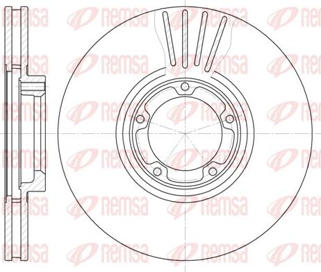 Remsa 6518.10 - Kočioni disk www.molydon.hr