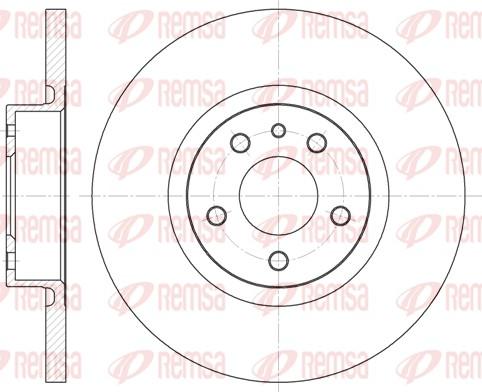 Remsa 6512.00 - Kočioni disk www.molydon.hr