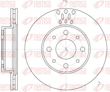 Remsa 6517.10 - Kočioni disk www.molydon.hr