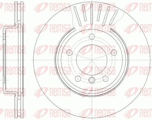 Remsa 6589.10 - Kočioni disk www.molydon.hr