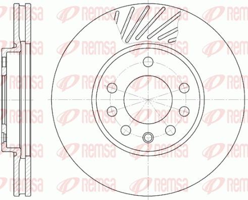 Remsa 6584.10 - Kočioni disk www.molydon.hr