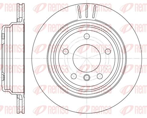 Remsa 6588.10 - Kočioni disk www.molydon.hr