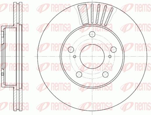 Remsa 6582.10 - Kočioni disk www.molydon.hr