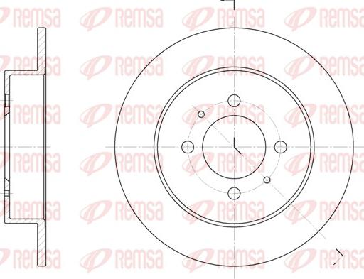 Remsa 6531.00 - Kočioni disk www.molydon.hr