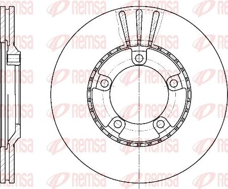 Remsa 6520.10 - Kočioni disk www.molydon.hr