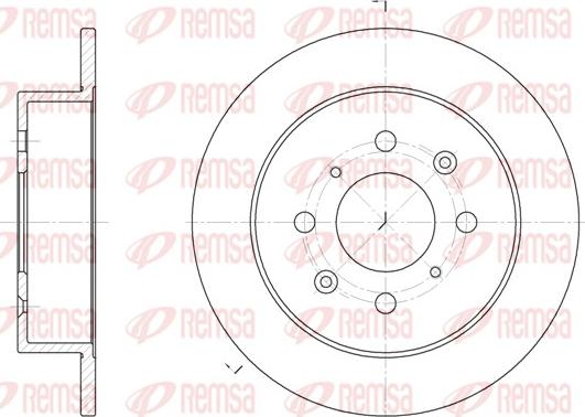 Remsa 6521.00 - Kočioni disk www.molydon.hr