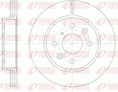 Remsa 6523.10 - Kočioni disk www.molydon.hr