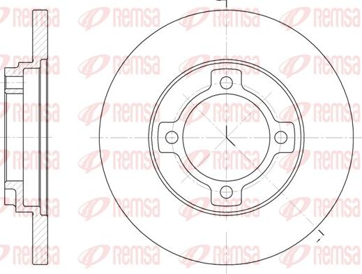 Remsa 6522.00 - Kočioni disk www.molydon.hr