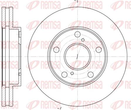 Remsa 6571.10 - Kočioni disk www.molydon.hr