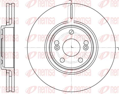 Remsa 6694.10 - Kočioni disk www.molydon.hr