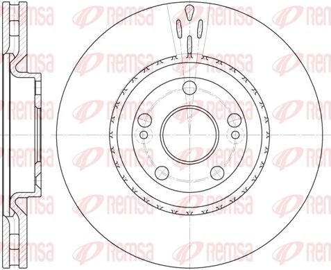 Remsa 6696.10 - Kočioni disk www.molydon.hr