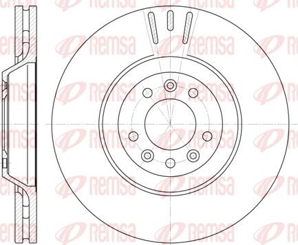 Remsa 6691.10 - Kočioni disk www.molydon.hr