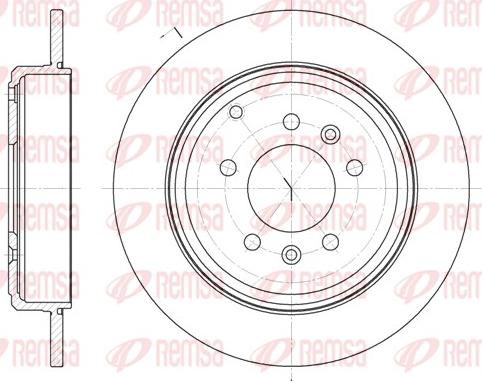 Remsa 6692.00 - Kočioni disk www.molydon.hr