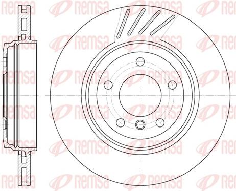 Remsa 6645.10 - Kočioni disk www.molydon.hr