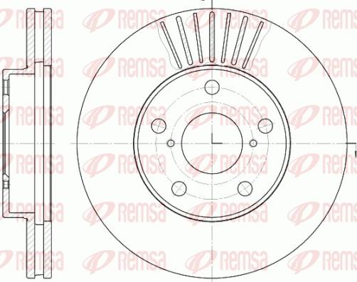 Remsa 6640.10 - Kočioni disk www.molydon.hr