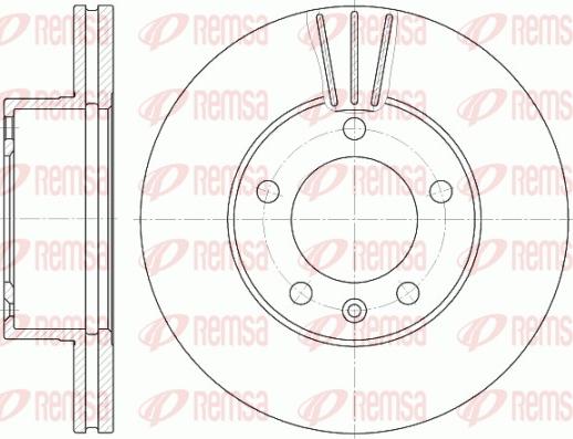 Remsa 6643.10 - Kočioni disk www.molydon.hr