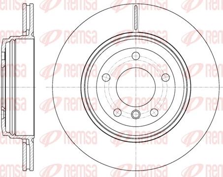 Remsa 6654.10 - Kočioni disk www.molydon.hr