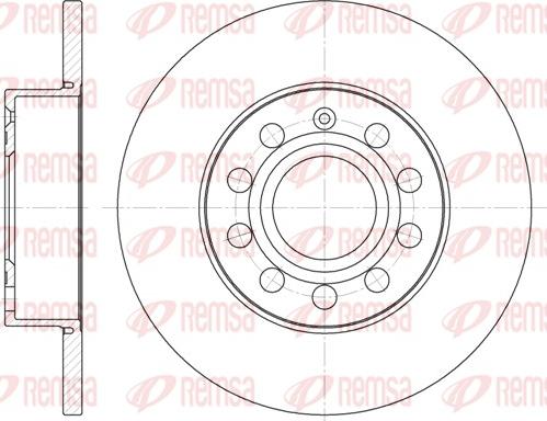 Remsa 6650.00 - Kočioni disk www.molydon.hr