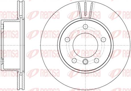 Remsa 6651.10 - Kočioni disk www.molydon.hr