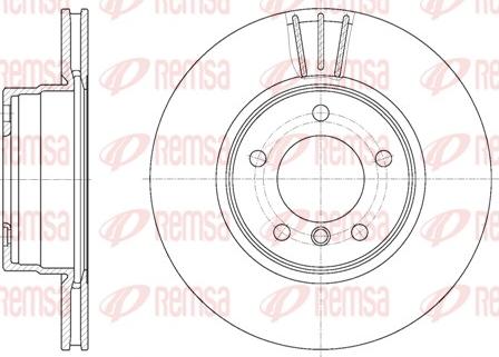 Remsa 6653.10 - Kočioni disk www.molydon.hr