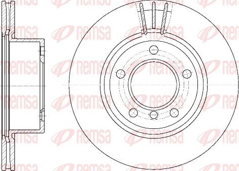 Remsa 6652.10 - Kočioni disk www.molydon.hr