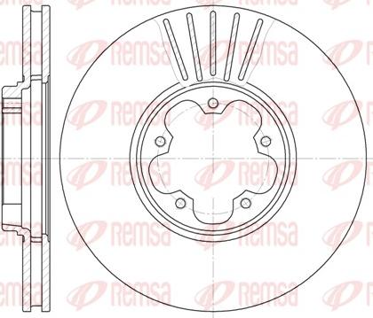 Remsa 6609.10 - Kočioni disk www.molydon.hr