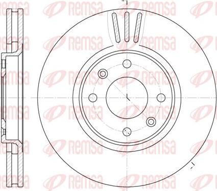 Remsa 6604.10 - Kočioni disk www.molydon.hr