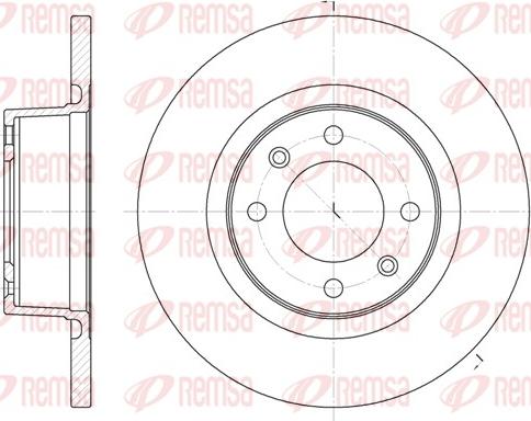 Remsa 6605.00 - Kočioni disk www.molydon.hr