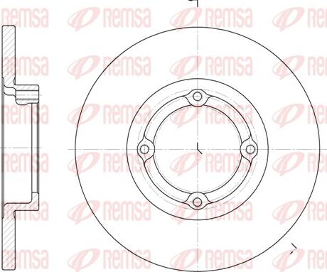 Remsa 6606.00 - Kočioni disk www.molydon.hr