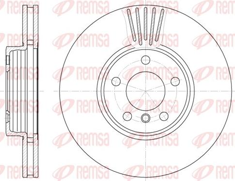 Remsa 6600.10 - Kočioni disk www.molydon.hr