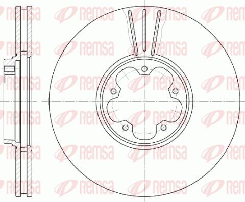 Remsa 6608.10 - Kočioni disk www.molydon.hr