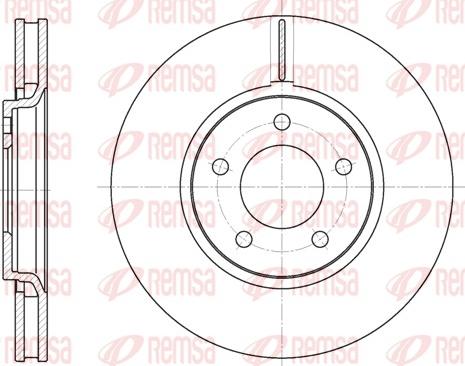 Remsa 6602.10 - Kočioni disk www.molydon.hr