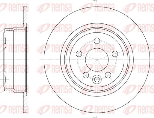 Remsa 6615.00 - Kočioni disk www.molydon.hr