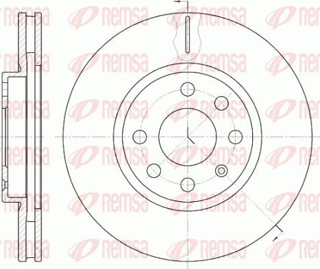 Remsa 6611.10 - Kočioni disk www.molydon.hr