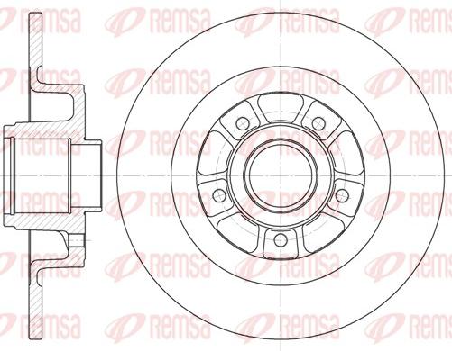 Remsa 6613.00 - Kočioni disk www.molydon.hr