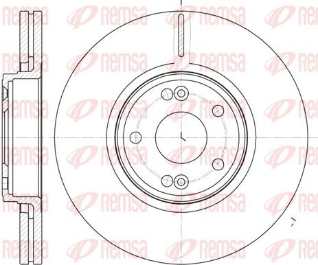 Remsa 6612.10 - Kočioni disk www.molydon.hr