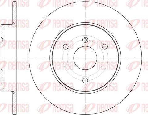 Remsa 6617.00 - Kočioni disk www.molydon.hr