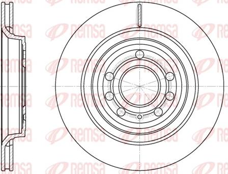 Remsa 6686.10 - Kočioni disk www.molydon.hr