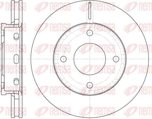 Remsa 6680.10 - Kočioni disk www.molydon.hr