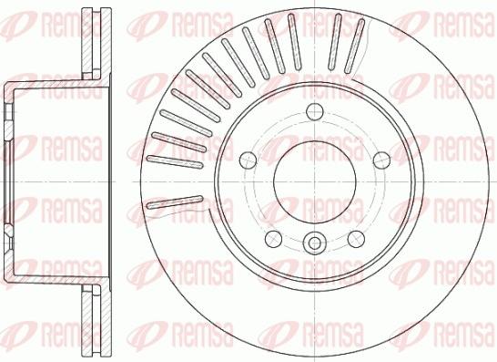 Remsa 6638.10 - Kočioni disk www.molydon.hr