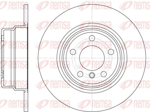 Remsa 6632.00 - Kočioni disk www.molydon.hr