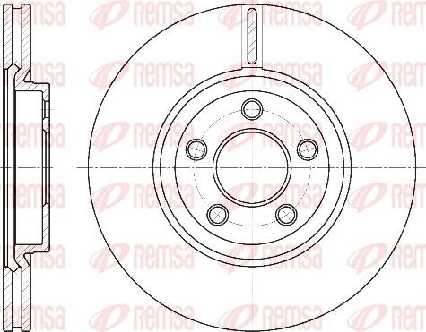 Remsa 6637.10 - Kočioni disk www.molydon.hr