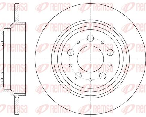 Remsa 6620.00 - Kočioni disk www.molydon.hr