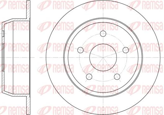Remsa 6628.00 - Kočioni disk www.molydon.hr