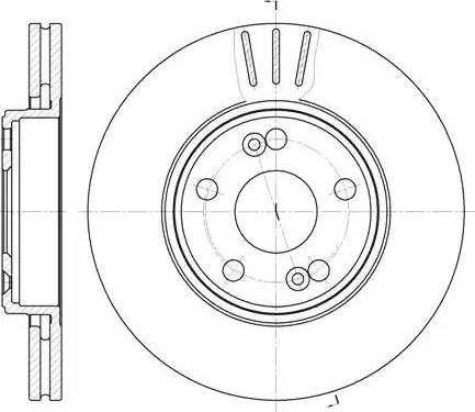 Remsa 6622.10 - Kočioni disk www.molydon.hr