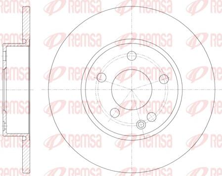 Remsa 6674.00 - Kočioni disk www.molydon.hr