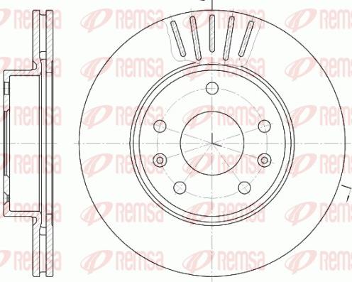 Remsa 6670.10 - Kočioni disk www.molydon.hr